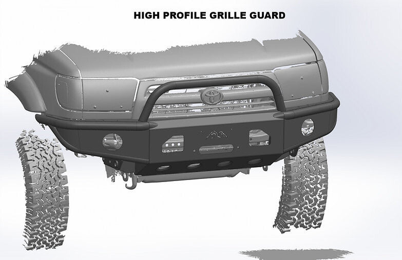 03-09 4th Gen 4Runner Hybrid Front Bumper - Welded - True North Fabrications