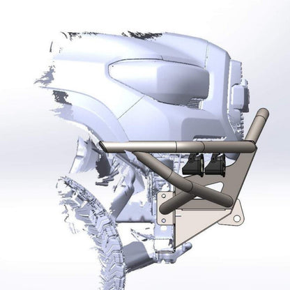 16+ 3rd Gen Tacoma Hybrid Front Bumper - Welded - True North Fabrications