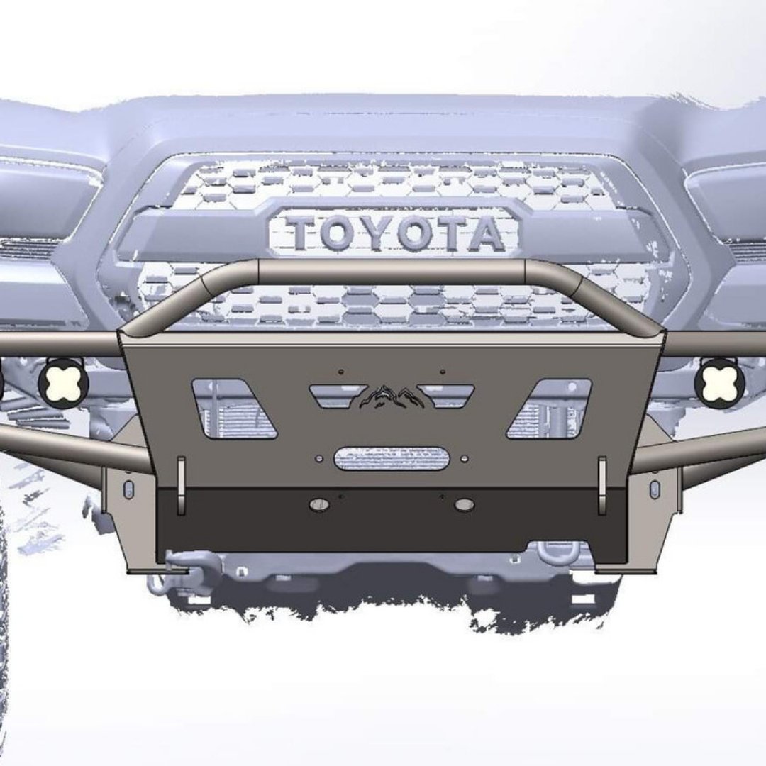16+ 3rd Gen Tacoma Hybrid Front Bumper - Welded - True North Fabrications