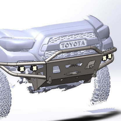 16+ 3rd Gen Tacoma Hybrid Front Bumper - Welded - True North Fabrications