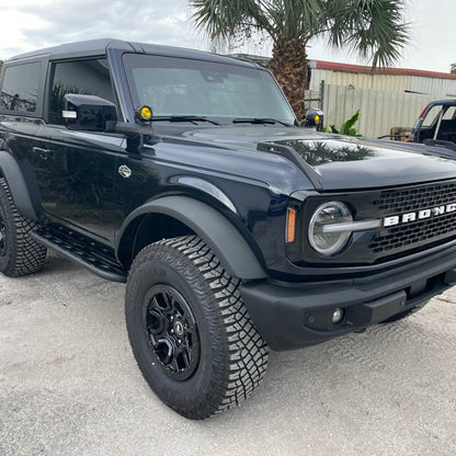 2021+ Bronco 2Dr Frame Mounted Rock Sliders - True North Fabrications