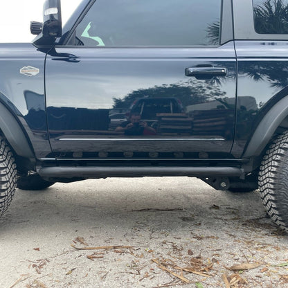 2021+ Bronco 2Dr Frame Mounted Rock Sliders - True North Fabrications