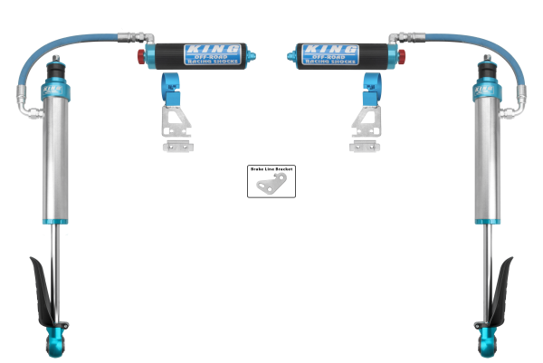 2024+ Tacoma King 2.5 Remote Reservoir Rear Shocks
