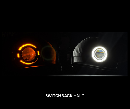 05-07 Sequoia, 05-06 Tundra LED Retrofit Headlights - Switchback Halos